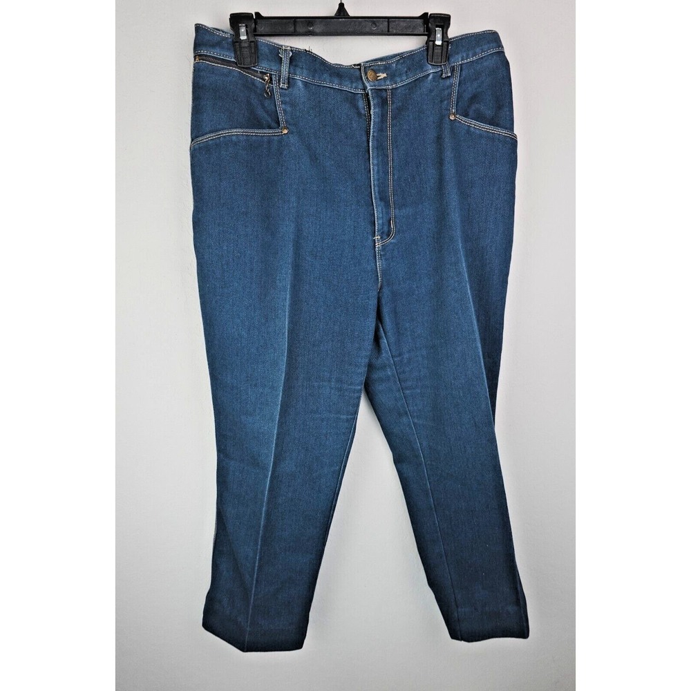 VINTAGE Gitano Jeans Men 36 Dark Blue Wash Regular Straight‎ Denim Pants 36